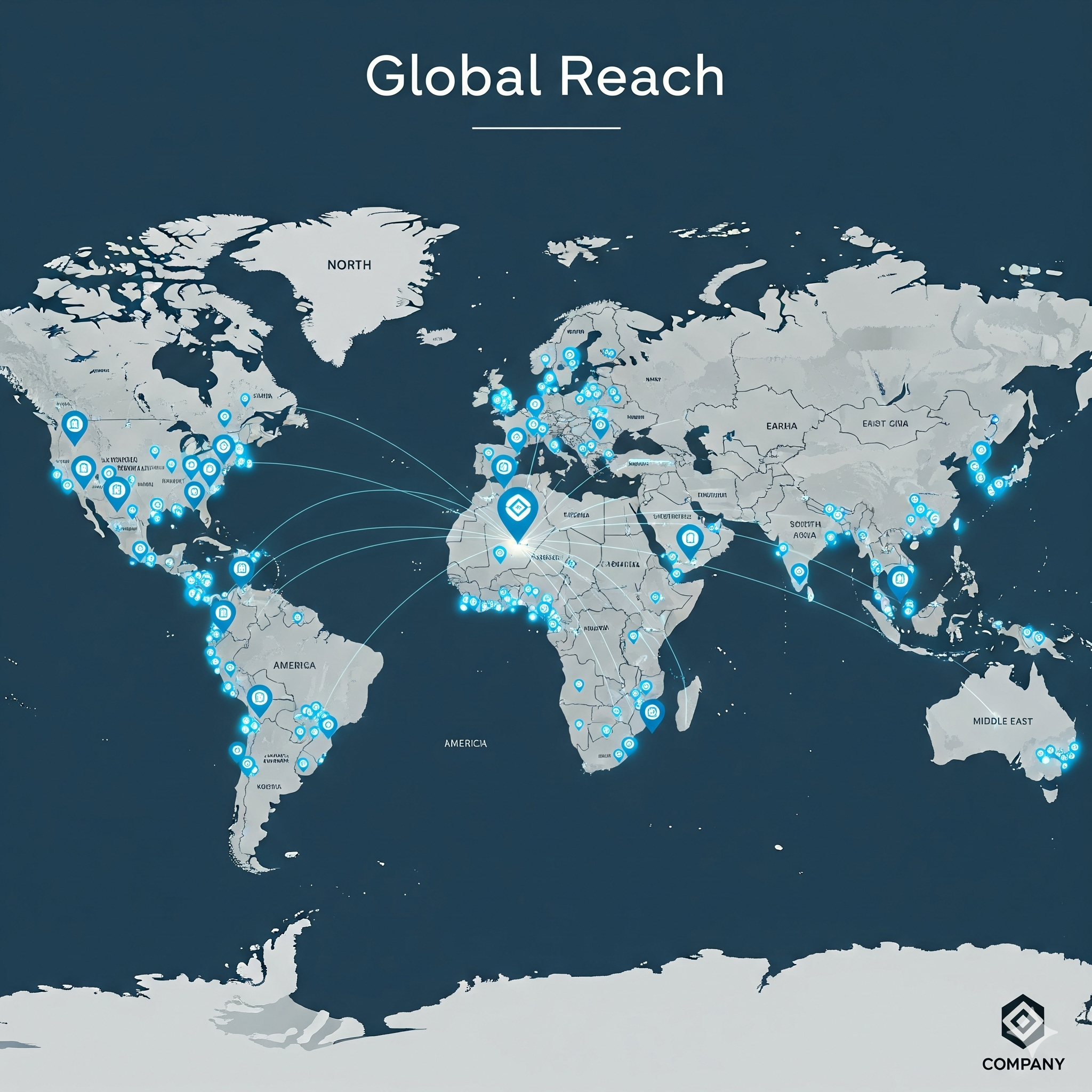Global Presence Map